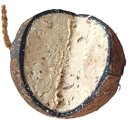 Vogelfutter Snacks Kokosnuss Meisenringe Erdnussstangen Streufutter (Kokosnuss Classic V-Cut)