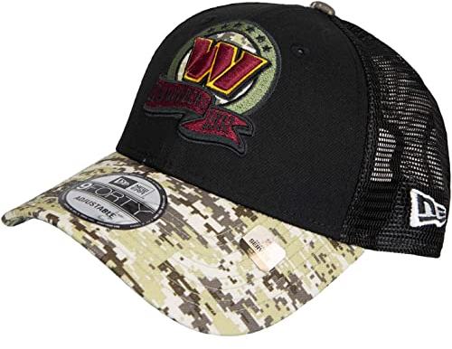 New Era NFL Team Washington Commanders Salute to Service Camo 9Forty Cap