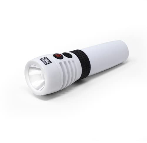 I.M.P.A.C.T. Personal Alarm - Compact Battery Powered Torch with 130db Siren - White LED CREE Torch