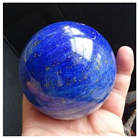WGPHD Gesundheit & Haushalt Lapislazuli-Kugel/Kugel, Gramm, Mineralproben von AFGHANISTAN (Farbe: Blau) (Größe: 300 g)