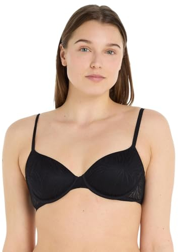 Calvin Klein Damen Demi-Cups BH Lightly Lined mit Bügel, Schwarz (Black), 65E
