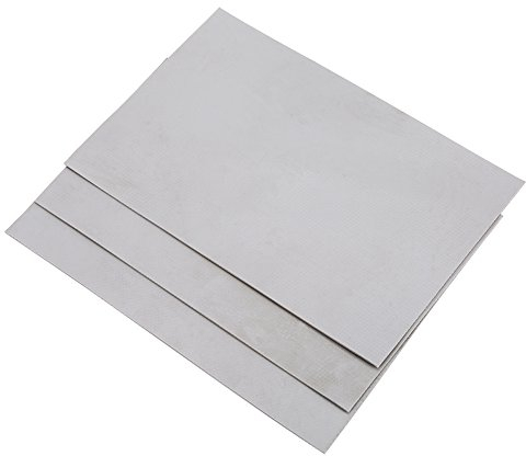 3 Stück PVC-Reparatur, für Schlauchboot, Kanu, Toppe, Gommone-Patches, Kit-Set, PVC, Parche, Kajak, Kajak (Grau) (Grau-weiß)