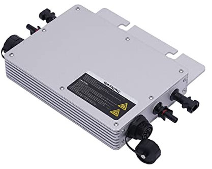 Onduleur solaire pour balcon | Onduleur solaire | Micro-onduleur solaire 1200 W/700 W/600 W avec écran LCD | Grid Tie Inverter étanche 220 V | Inverseur solaire (1200 W)