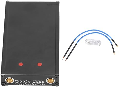 Mini-Punktschweißgerät, 5000 MAh, Wiederaufladbarer Akku, Punktschweißgerät, 4-Gang-verstellbar, DIY-Punktschweißgerät, Unterstützt Das Schweißen von 0,1–0,15 Mm Nickel, Eisen Und Edelstahl (Wird Mit