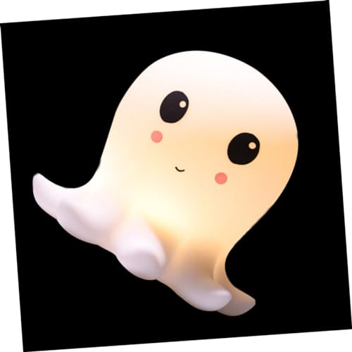 UKCOCO Oktopus Silikon Lampe Tischdekoration Schreibtischaufsatz Entzückende Oktopusförmige Raumlampe Usb Patting Control Nachtlampe Bequemes Nachtlicht Weiß Raumlicht Fischform Kieselgel