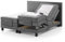 UNIVANDO Boxspringbett 200x200 elektrisch verstellbar mit Motor - 7 Zonen Taschenfederkernmatratze - TFK Härtegrad H2 - H3 Wendematratze - Boxspringbett mit verstellbarem Kopf-& Fußteil (grau)