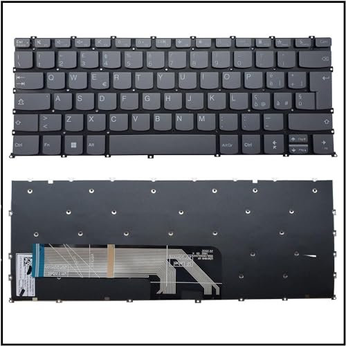 Generico Tastiera Italiana per Lenovo Yoga 7-14ITL05 82A6 7-14ACN6 82N7 Grigia