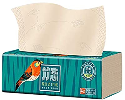 isheep Bambus Taschentücher 4-lagig,80 Blatt, 8 Boxen.aus Bambus ，super-weich, nachhaltig, Eco Toilettenpapier,hypoallergen,Perfekt für jede Nase.