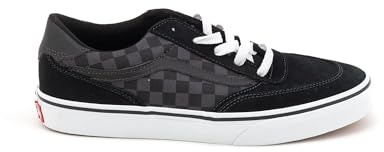 Vans Unisex Kinder Brooklyn Ls Sneaker, Checkerboard Black/Asphalt, 33 EU