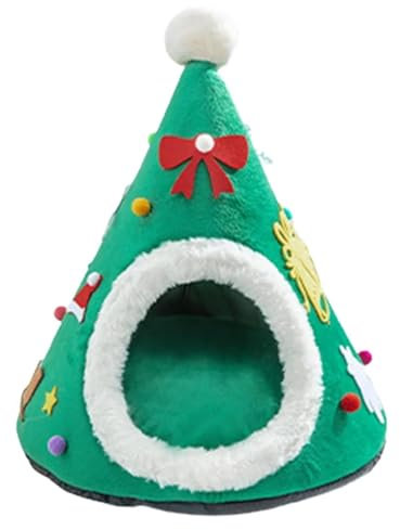 Torre per gatti di Natale, accogliente libro per gatti Le vacanze, condominio per gatti vacanza, grotta per gatti Natale, cuccia per gatti Natale, albero per gatti, tiragraffi a forma di albero di