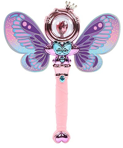 Itonash Magique Lumineuse, Lumineuse électrique, de Princesse Lumineuse pour Enfants Filles, Jouets à Main avec Musique, Magique éclairée par LED pour