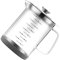 AUTSUPPL 1.5L Glass Oil Storage Pot with Strainer and Measurement Scale Cooking Oil Dispenser Container for Easy Pouring and Filtering