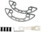 ZIDDAR Kettenblattschutzschutz Und Bolzen Aluminiumlegierung Fahrräder Kettenblatt Guard Mountain Bike Kette Ringe Wache Dauer