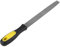 8in Flat Mill File, Tooth Shape T12 Carbon Steel File Metal Sharpening Tool for Lawn Mower Blade Garden Shears Chisels
