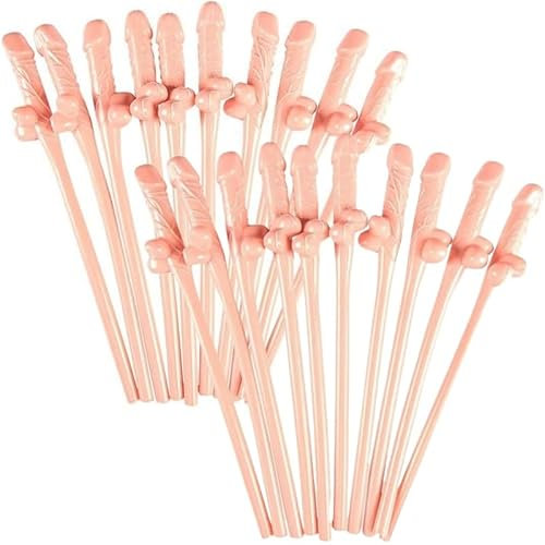 10/20x Willy Straws Reusable Hen Party Night Out Novelty Sucking Drinking Straw (20)