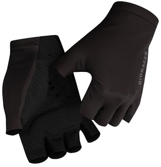 BIORACER Fahrradhandschuhe Unisex Sommer Fahrradbekleidung Fahrradhandschuhe Geeignet für Radfahren Schwarz XL (Handumfang >25cm)