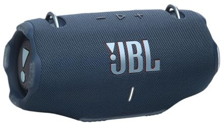 JBL Xtreme 4 Portable Bluetooth Speaker with Pro Sound and Convenient Shoulder Strap, IP67 Waterproof, Built-In Power Bank without Power Adaptor, Blue