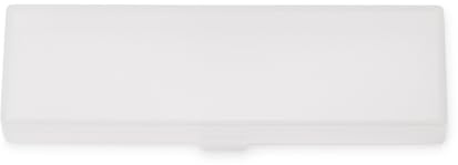 MUJI 無印良品 PP Stifteetui, kleines Stiftetui aus Polypropylen, 170 x 51 x 20 mm, Weiß, weiß, Minimalistisch