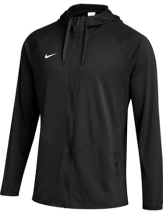 Nike Mens Full Zip Relentless Jacket (US, Alpha, Medium, Regular, Regular, Black)