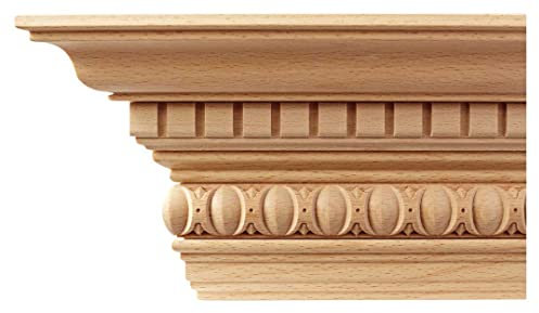 Kranzleiste 130 x 70 mm, Buche roh Länge 2440 mm