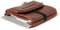 Space Wallet Space Products ® Mini Geldbörse für Frauen & Männer I Sehr kleines Echtleder Wallet/Portemonnaie mit Münzfach I 15 Karten + Geldscheine + Münzen I Pull Grizzly