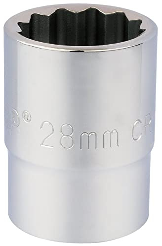 Draper T-MM/B 3/4 Square Drive 12 Point Socket (28mm), Blue, 28 mm