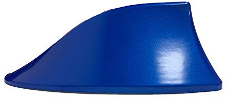 GOZAR ABS Plastic Roof Style Shark Fin Antenna Radio Signal Aerials Universial for Most Cars-Blue