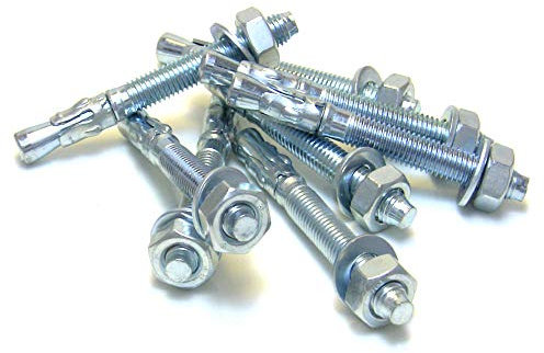 10 Stk. Schwerlastanker Schwerlastdübel Keilanker Bolzenanker verzinkt (M10 x 150)