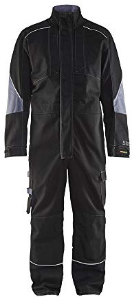 Blaklader 606115169994D120 Flammschutz Overall, Schwarz/Grau, Größe D120