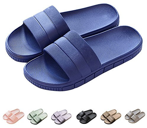 Ciabatte da mare Uomo & Donna & Coppia, fascetta larga, Pantofola Sandalo tipo ciabatta perfetto per l'estate, Blu marino, EU 42/43 (270mm)