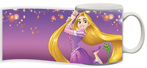 My Cust Tazza aggiungi il tu nome con la principissa Rapunzel principesse cartoni personalizzata con nome ecc