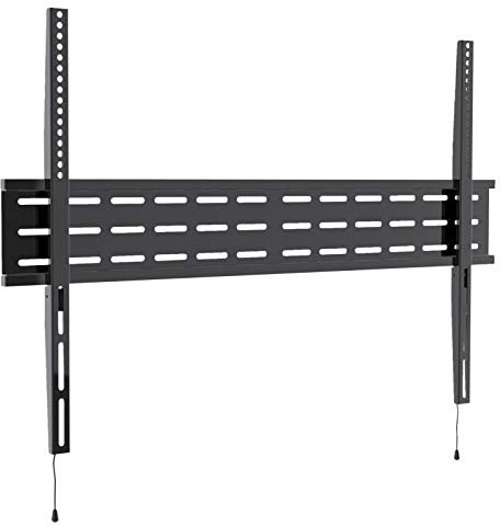 kenable Fixed TV Mount Bracket Low Profile Smart Lock 74/75/80/85inch TV VESA 900 BLACK [47-100-INCH]