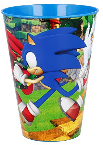 GOBELET RÉUTILISABLE POUR ENFANTS EN PLASTIQUE SANS BPA 430 ML | SONIC, Bleu