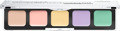 Catrice Allround Colour Correction & Correttore, penna di copertura, multicolore, 5 colori, illuminante, correzione del colore, risultato immediato, anti-brufolio, vegano, senza profumo, senza alcool