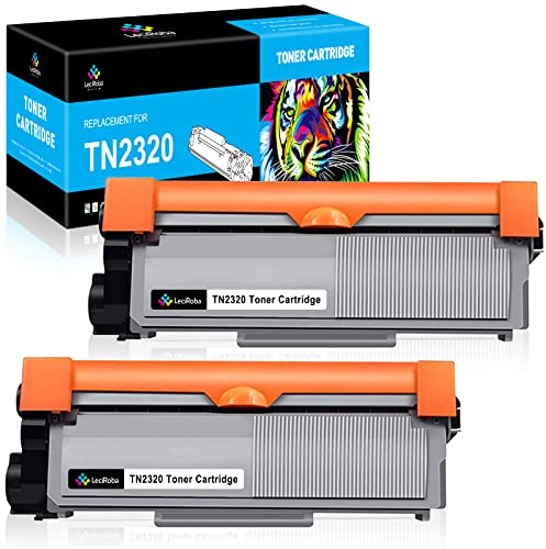 LeciRoba TN-2320 für Brother TN2320 TN-2320 Toner für Brother MFC-L2700DN L2720DW HL-L2340DW L2365DW L2360DN L2300D L2500D L2520DW (2 Schwarz)