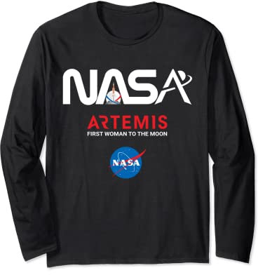 NASA Artemis Mission Insignia Logo Long Sleeve T-Shirt