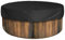 UVCMDUI Whirlpool Abdeckung Rund, 100% Uv Schützende Whirlpool Abdeckplane, Wasserdicht Whirlpoolabdeckungen für Badewanne Und Pool,Schwarz,200 * 30cm