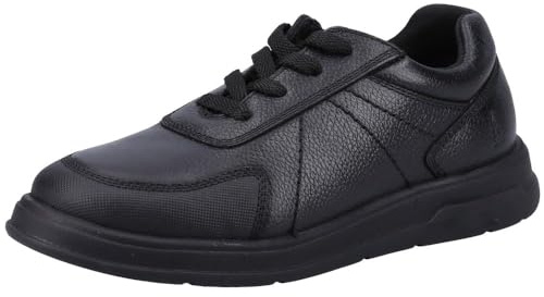 Hush Puppies Boy's Robert Junior Shoe, Black, 10