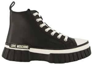 Love Moschino Damen Sneaker, Nero, 38 EU