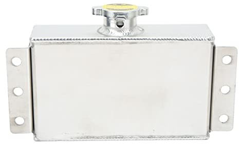 Tanque de Desbordamiento de Refrigerante, Tanque de Depósito de Expansión Universal de Aleación de Aluminio de 1L para Reacondicionamiento de Automóviles