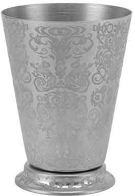 Tasse Julep à la Menthe, Tasse de café en Acier Inoxydable de 7,9 Oz en Verre à Cocktail, Tasse de café en Verre à Mules de Moscou, Tasse de Bière et de Coke de Rum Tonique (Texture totémique)