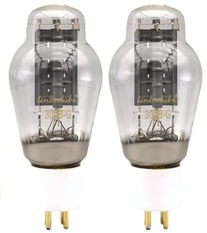 JINGERL 300B-G Tube Replaces 300B WE300B Tube Power Amplifier HiFi Audio Power Amplifier Factory Test Match (Color : 1pair 300B-G)