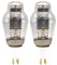 JINGERL 300B-G Tube Replaces 300B WE300B Tube Power Amplifier HiFi Audio Power Amplifier Factory Test Match (Color : 1pair 300B-G)