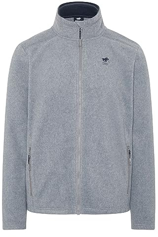 Polo Sylt Fleece-Jacke mit Label-Stitchings
