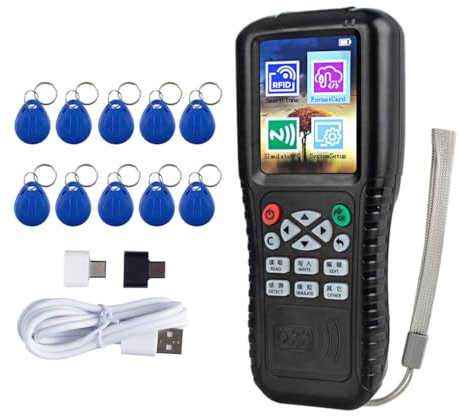 BOKIOESDE RFID Karten Kopierer Leser Schreiber Smart Card Leser Kartenleser Schreiber RFID Kopierer Leser Schreiber Schnell und einfach, X100+10 UID