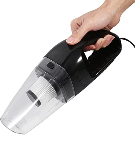 Gavigain Aspirateur de Voiture, 12V 120W Portable Wet & Dry Auto Vacuum Cleaner with 5m Cable(Black)