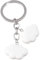 Weiße Wolken Cartoon-Schlüsselanhänger, Wolken-Charms, Schlüsselanhänger, Geschenke für Frauen, Autoschlüssel, Handtaschen-Anhänger, Schlüsselanhänger, DIY-Zubehör, Auto-Schlüsselanhänger,