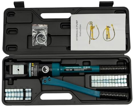 16 tonnellate pinza crimpatrice 16-300mm² pinza crimpatrice esagonale perimetrale idraulica adatta per tubi di alluminio, tubi di plastica multistrato pressa esagonale, ecc