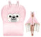 Occtingkind Plüsch Lama Alpaka Geschenk für Frauen,Tragbare Decke Lama Alpaka Geschenke Sofadecke Kuscheldecke, Sheep Lump Sleeping Bag,Decke für Erwachsene und Kinder-Rosa