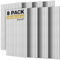 8 Pack Akustikpaneele Selbstklebend, TONOR 120x60x1.8cm große Schalldämmung Akustikplatten, Schallschutzplatten Schallisolierung Wand Acoustic Panel Dekorative Wandpaneele für Studio Büro Haus, Weiß